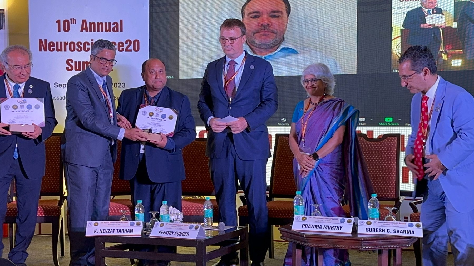 Sunder Foundation at 10th Neuroscience20 Summit (New Delhi)